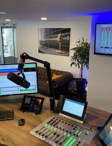 Blick vom Moderationsplatz 1